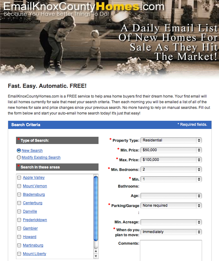 Knox County MLS Search